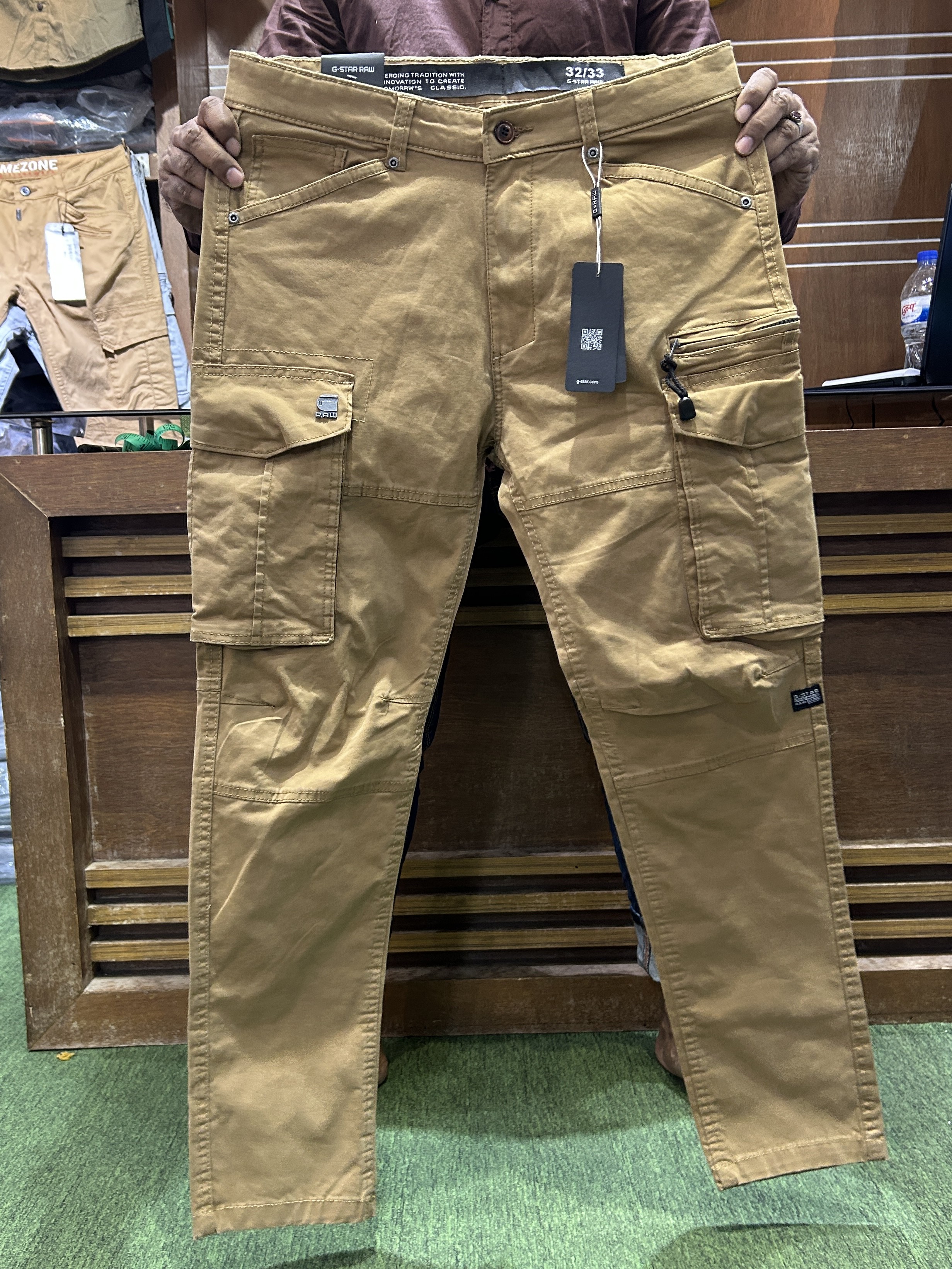 Men's Stylish Premium Cargo Pant (KHAKI)