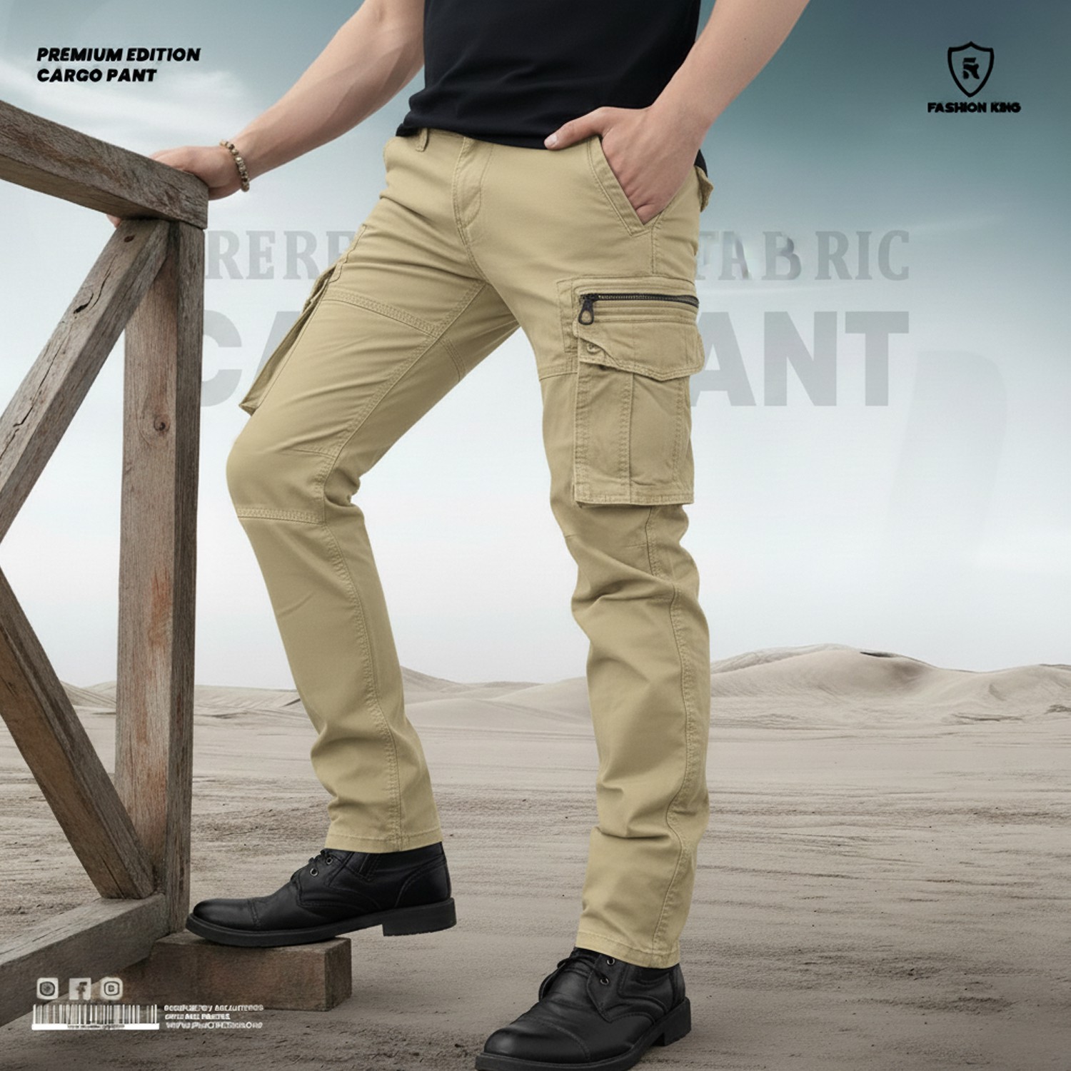 Men's Stylish Premium Cargo Pant