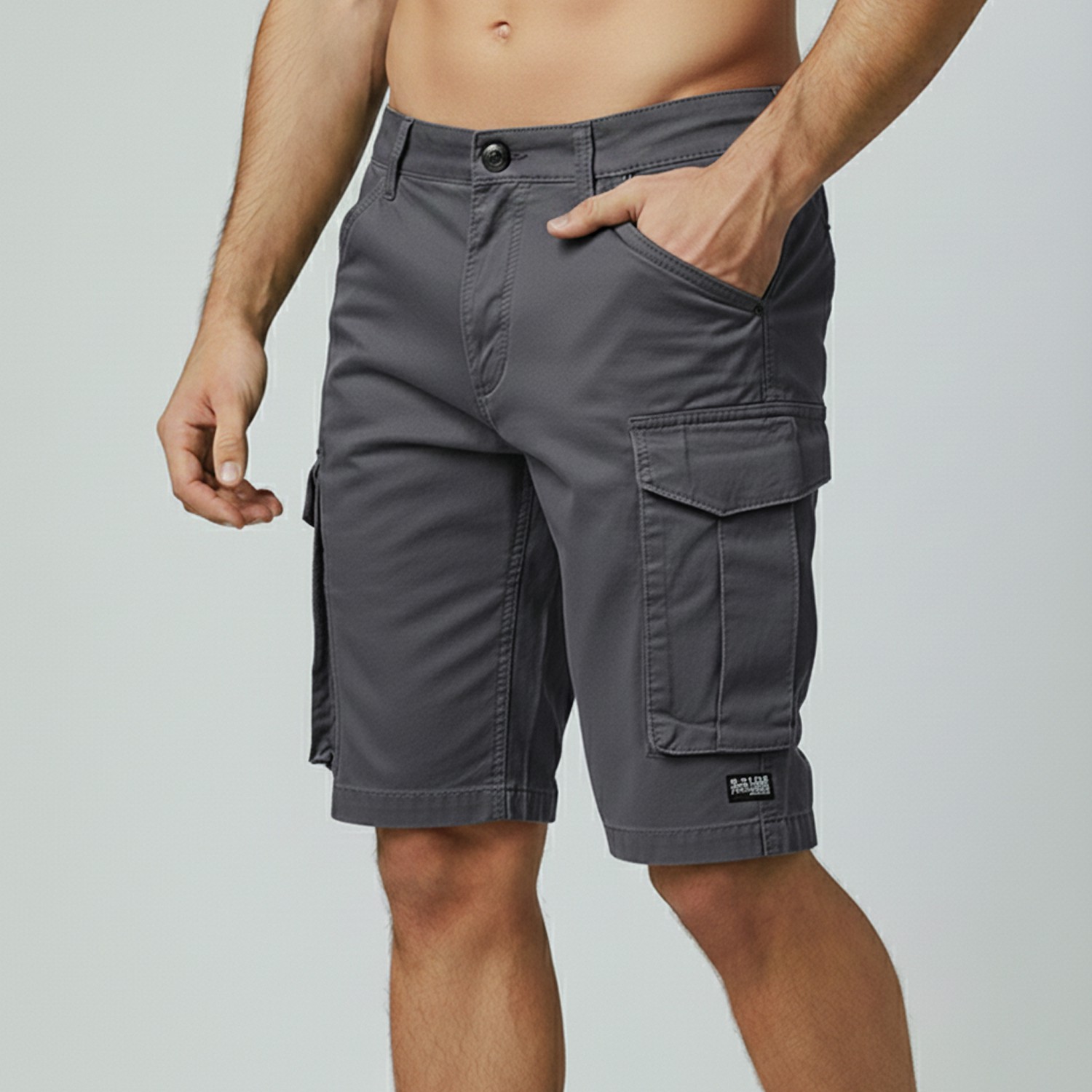 Men's Stylish Premium 2 QUARTER Pant(ash)